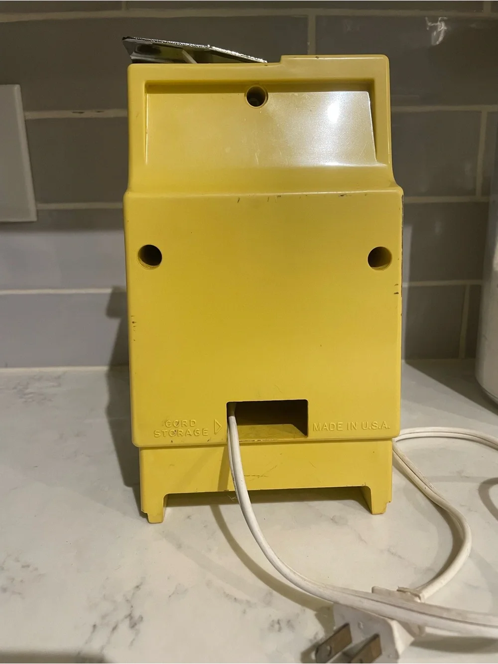 Vintage Rival Model 739 Automatic Electric Can Opener Harvest Yellow Made in USA